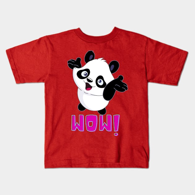 Wow Kids T-Shirt by JeDrin